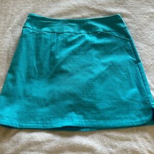 Blue A-Line Mini Skorts for Athletic Wear